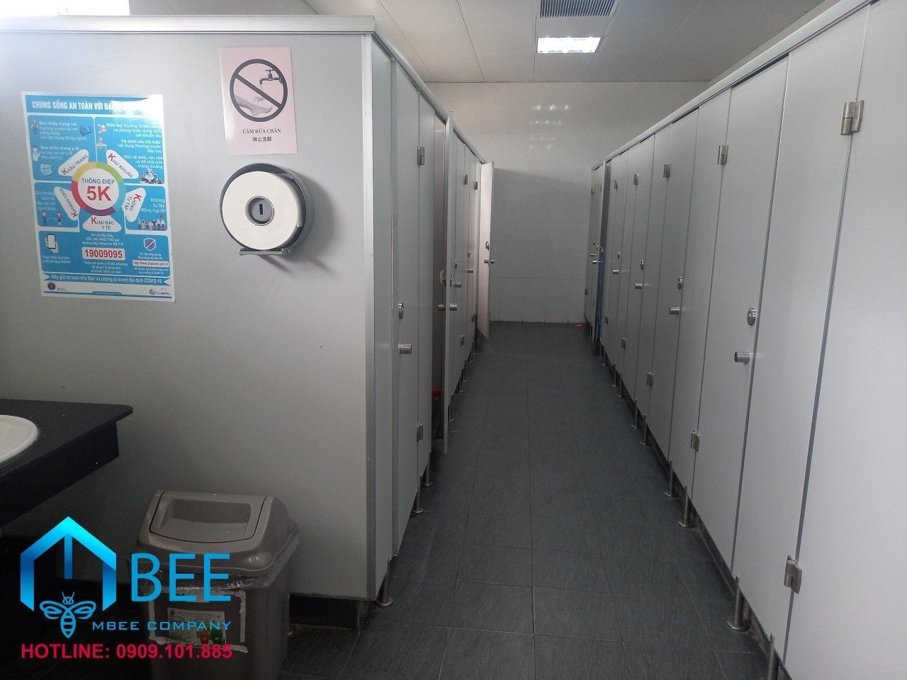 Dịch vụ lắp đặt vách ngăn vệ sinh tấm compact tại Kiên Giang - Tấm Compact